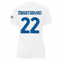 Camiseta Inter Milan Henrikh Mkhitaryan #22 Visitante Equipación para mujer 2023-24 manga corta
